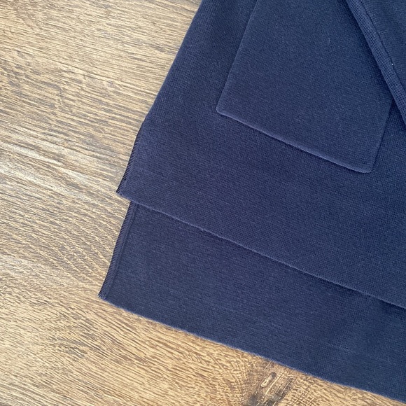 Chico’s Milano-Stitch Mock-Neck Pullover Sweater classic navy. (0) - Picture 7 of 12